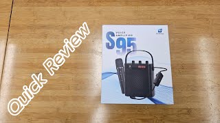 WinBridge S95 Bluetooth Voice Amplifier  Quick Review [upl. by Arela866]