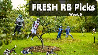 Fantasy Football RB Picks Week 6 [upl. by Adnertal519]