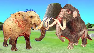 Mammoths vs Elephants  transformation into a Giant and Zombie [upl. by Sanfred]