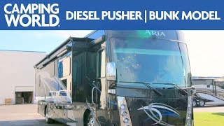 2018 Thor Aria 4000  Diesel Class A  RV Review Camping World [upl. by Anauj]