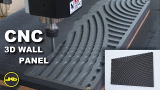 Mesmerizing 3D Wall Panel Design On A Kelbrand CAM CNC Router [upl. by Namzed975]