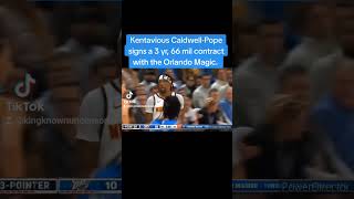 Kentavious CaldwellPope Signs With The Orlando Magic [upl. by Winer]