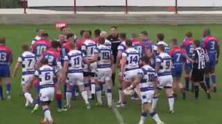 Sharlston Rovers 34 Queens 12  Pennine Presidents Cup Final 2014 05052014 [upl. by Zilada]