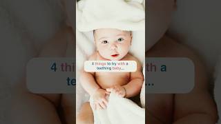 Try these things if your baby is teething Follow babybellybuttonshaper babytips babycare baby [upl. by Orelie]