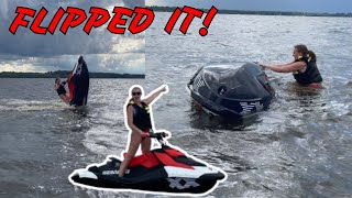 Trying New TRICKS 2024 SPARK gets flipped  2nd gen SEADOO TRIXX  TRIXX MODE [upl. by Kleon]