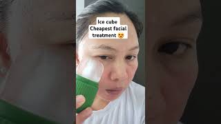 ICE CUBE FACIAL TREATMENT shorts shortsvideo icecube facial treatment glassskin Elcieprice [upl. by Jaddo]