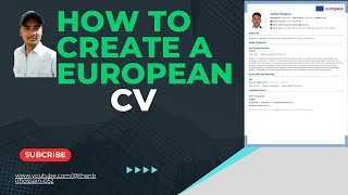 How to create a standout Europa CV that impresses European employers [upl. by Lumbye]