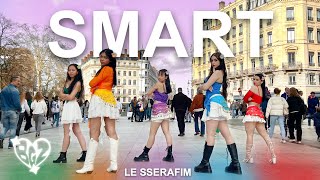 KPOP IN PUBLIC FRANCE  ONE TAKE   LE SSERAFIM ‘SMART’  Dance cover by BGZ [upl. by Alemak]