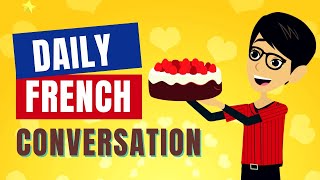 French Conversation for Daily Practice with Subtitles  Improve French Listening Speaking Skills [upl. by Berte717]