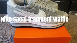 Nike Sacai Waffle Fragments Legit Check  Blacklight Test [upl. by Eibrad]