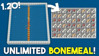 BEST BONEMEAL amp FISH farm for Minecraft Bedrock 121 MCPEXboxPS4Nintendo Switch [upl. by Ellennahc541]