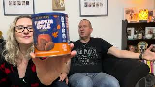 Is it worth the space in your case British couple trying US Snacks 4 pumpkin treats [upl. by Noiz]