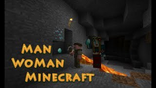 Man Woman Minecraft  E32 quotDungeons amp Diamondsquot S1 Survival Island [upl. by Acissev]