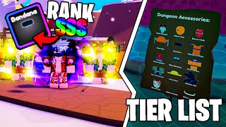 TIER LIST ATUALIZADA DE ACESSÓRIOS NO ANIME DESTINY  Roblox [upl. by Rim]