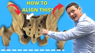 How To Align Your Pelvis  Self Adjustment For the SI joint [upl. by Yanej]