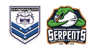 Third Grade  Kalamunda Bulldogs vs SJ Serpents  1st Half [upl. by Storer]