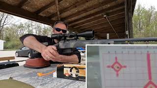 Bergara B14 HMR 308 1st Shots at 100 Yards [upl. by Tarkany]