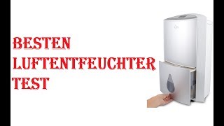 Die Besten Luftentfeuchter Test [upl. by Anual]