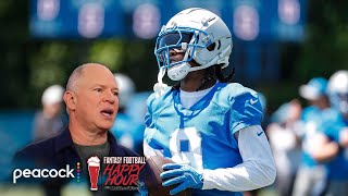 Jameson Williams to see open opportunities with Lions  Fantasy Football Happy Hour  NFL on NBC [upl. by Cayser401]