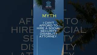 Debunking Social Security Disability Attorney Costs  Myth vs Fact disabilityinsurance disability [upl. by Elahcim]