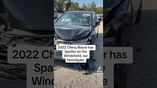 This 2022 Chevy Blazer has spatter on the windshield we Investigate crash spatter crimescene [upl. by Ernesta504]