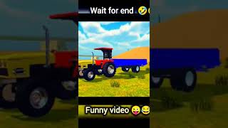 Wait for end 🤣 JCB Funny Vedio Indian vehicle simulator 3D game funny​ shortsfeed​ shorts​ [upl. by Grimona219]