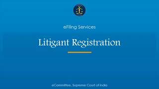 4 New user registration by Litigant [upl. by Gove256]