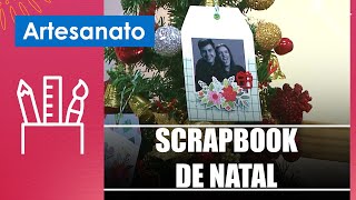 Inove com um lindo scrapbook de Natal com a artista plástica Débora Prass – 131124 [upl. by Weirick701]