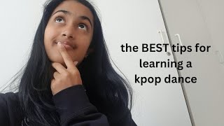 the BEST tips for learning a kpop dance [upl. by Ateerys]