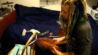 Double Ended Dreadlock Tutorial [upl. by Hamian]