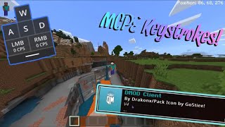 Minecraft PE Keystrokes Resource Pack for iOS Android Windows 10 Xbox PS4 amp PS5 DMOD Client [upl. by Utir3]