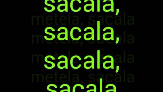 El Chevo Metela Sacala Lyrics Video [upl. by Waal]