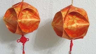 CNY TUTORIAL NO 8  Lunar New Year 農曆新年 Hongbao Lantern [upl. by Nolyarg477]