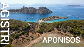 Aponisos – Agistri  Greece 4K [upl. by Ben125]