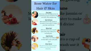 Rose water benefits [upl. by Barsky186]