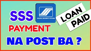 SSS Loan Posted How to Check SSS Payment Posted Credited Online [upl. by Luce]