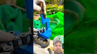 Easy bike Chain Repairing Tools tools satisfying useful machine tipsandtrick shortvideo [upl. by Detta]