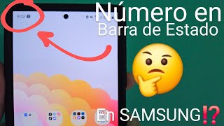 📱🔢 APARECE un ICONO de un NÚMERO en la BARRA de ESTADO de mi SAMSUNG SOLUCIÓN❗❕ [upl. by Helse384]