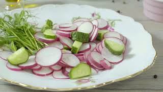 Radish Greens Salad [upl. by Alocin795]