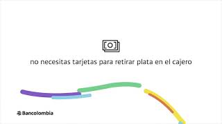 Bancolombia Si usas A la mano desde la SIM Card descarga la app [upl. by Eddina581]