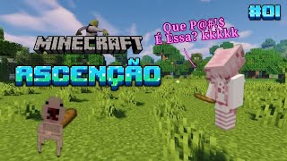 Minecraft Ascensão 01 [upl. by Keg]