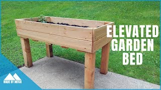 DIY Elevated Garden Bed [upl. by Nosnhoj]