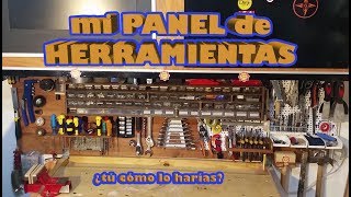 PANEL PARA HERRAMIENTAS TALLER  BRICOCUEVA 6 [upl. by Eivod]