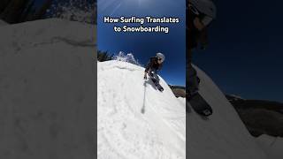 🌊 Surfing Snaps on a Snowboard 🏂snowboarding colorado surfing [upl. by Tyree]