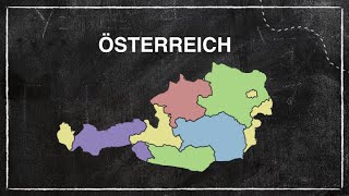 Österreich  Bundesländer Landeshauptstadt Wappen Wahrzeichen und Hymne [upl. by Einahteb]