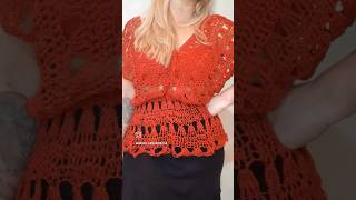 BLUSA DE CROCHÊ FÁCIL  CLIQUE NO ÍCONE ▶️ DO TÍTULO E ASSISTA À VÍDEOAULA COMPLETA [upl. by Alamat]