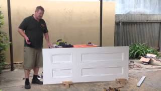 Tradie Tips Planing the Edge of a Door [upl. by Oicnedif]