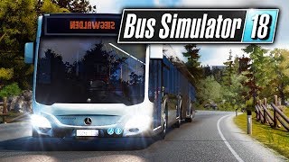 Eltűnő busz  Bus Simulator 18  1 rész [upl. by Ehcadroj]