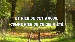 Un jour je men irai sans avoir tout dit 💓 amour jetaime distance citation [upl. by Ardie381]