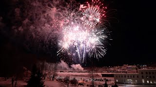 New Year in Anchorage Alaska  2021 Fireworks [upl. by Forta934]